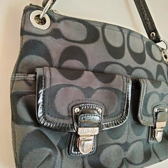 Black Coach Purse - Picture 3 of 4